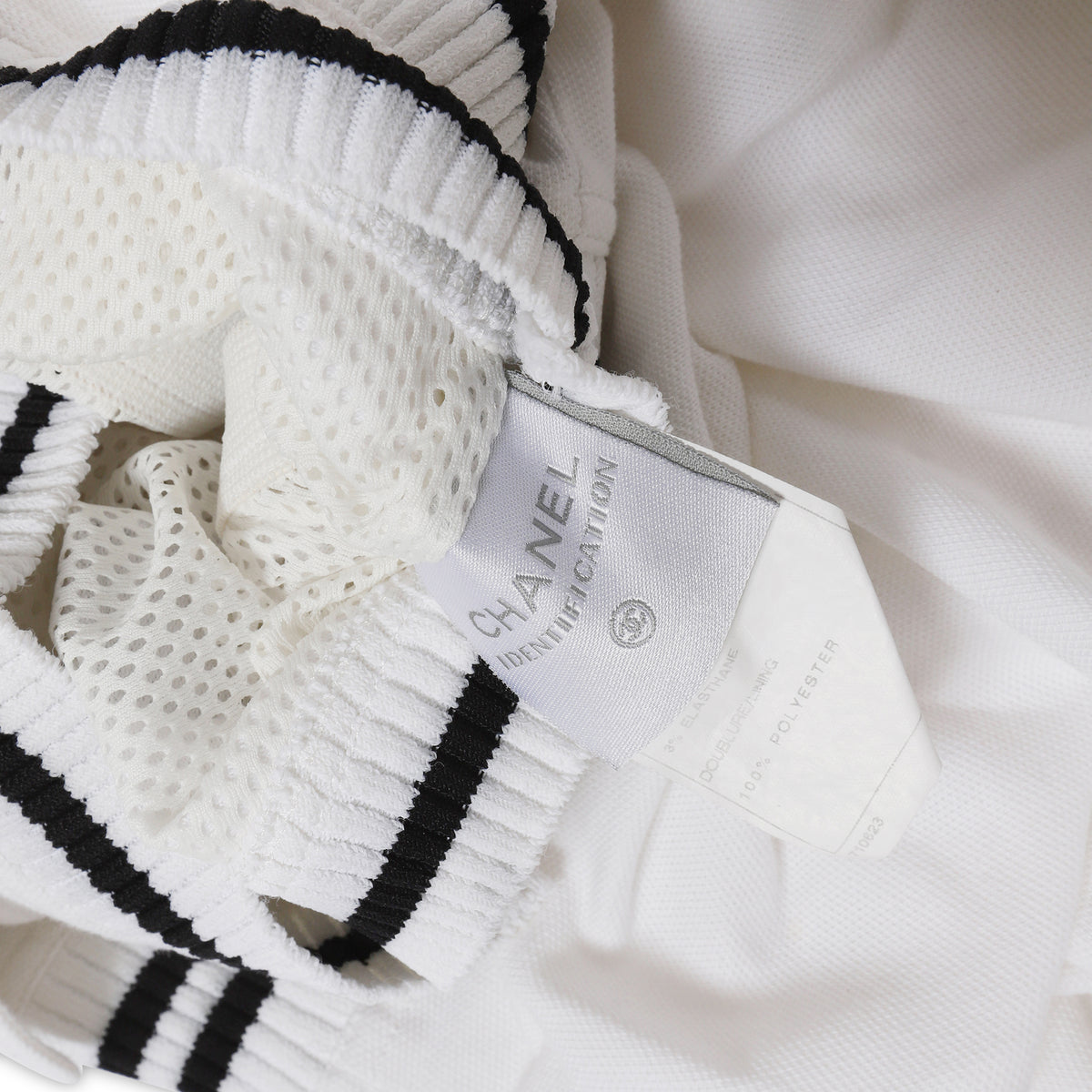 Chanel AW03 Sport Tennis Collared Mini Knit Dress