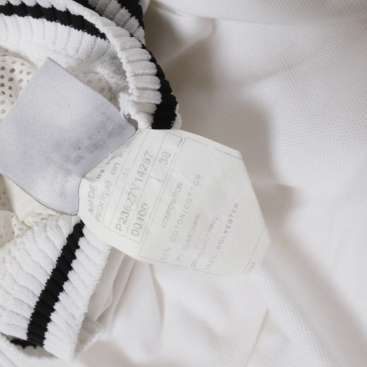 Chanel AW03 Sport Tennis Collared Mini Knit Dress