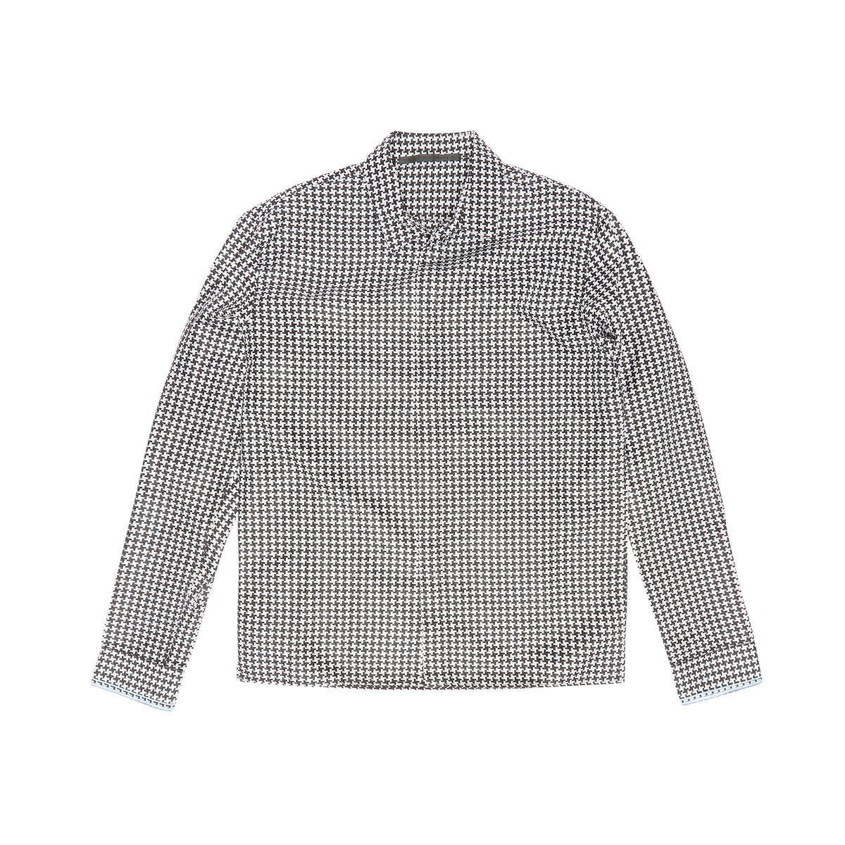 Haider Ackermann SS19 Silk Blend Houndstooth Shirt
