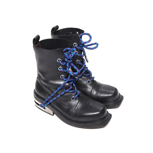 Dirk Bikkembergs 1996 Metal Heel Bunge Cord Boots - Ākaibu Store