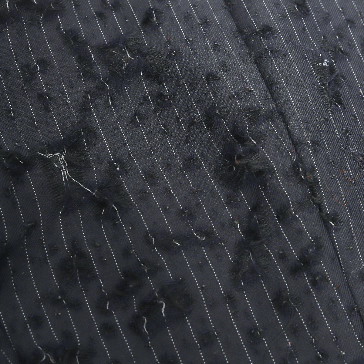 Junya Watanabe AW04 Destroyed Pinstripe Jacket