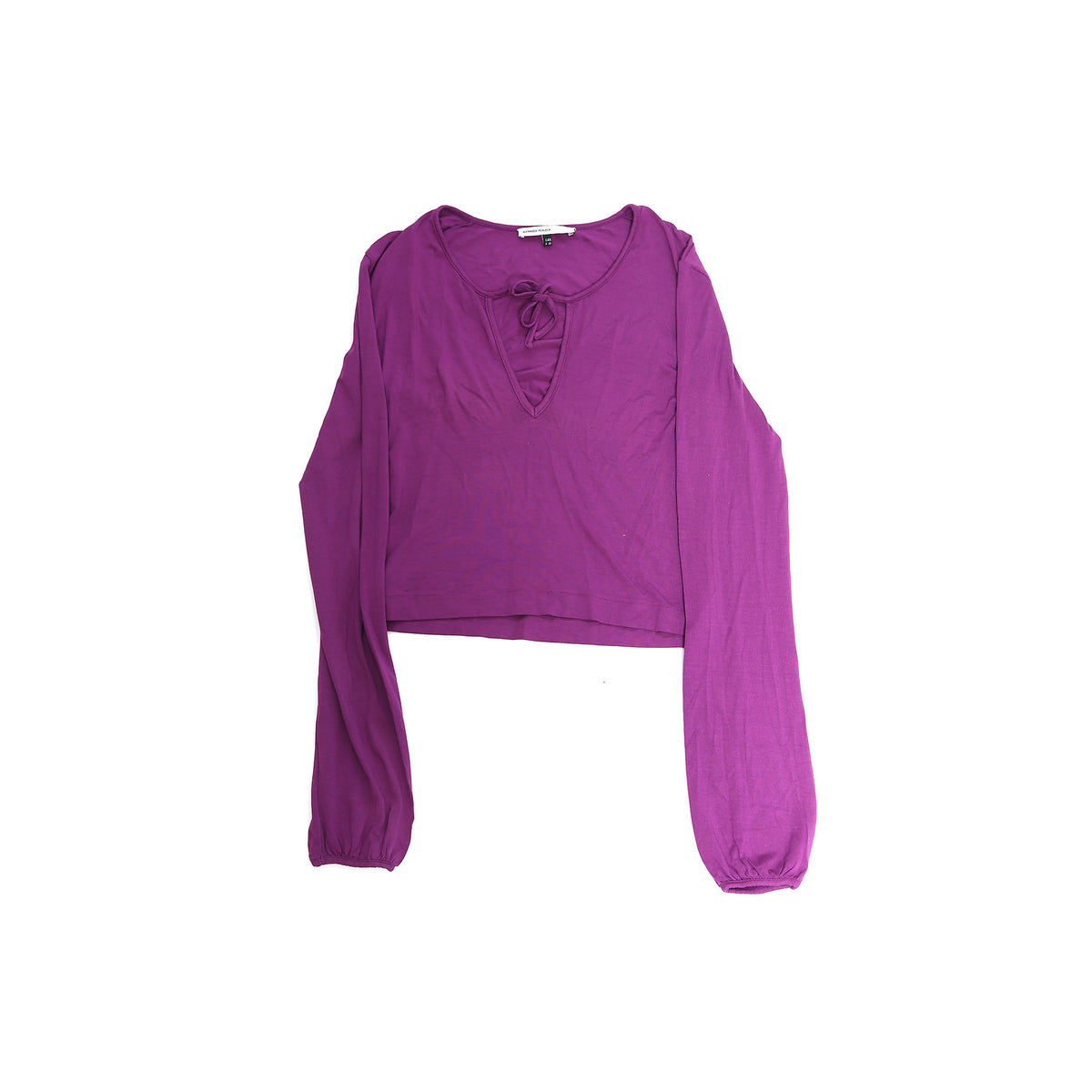 Alexander McQueen 90s Laced Purple Top