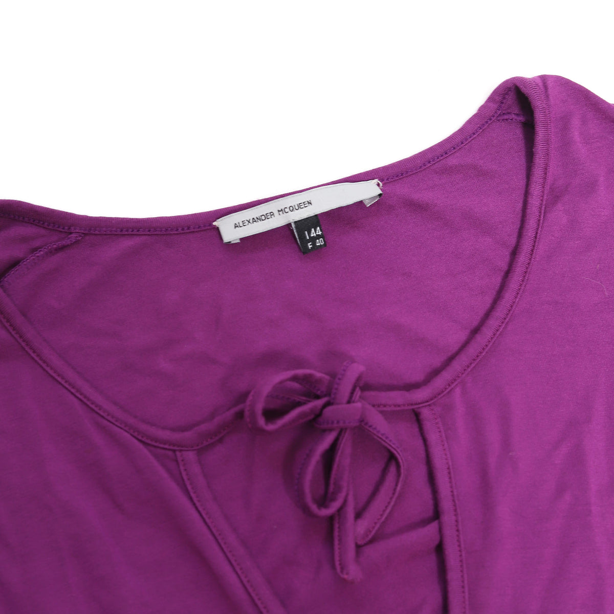 Alexander McQueen 90s Laced Purple Top