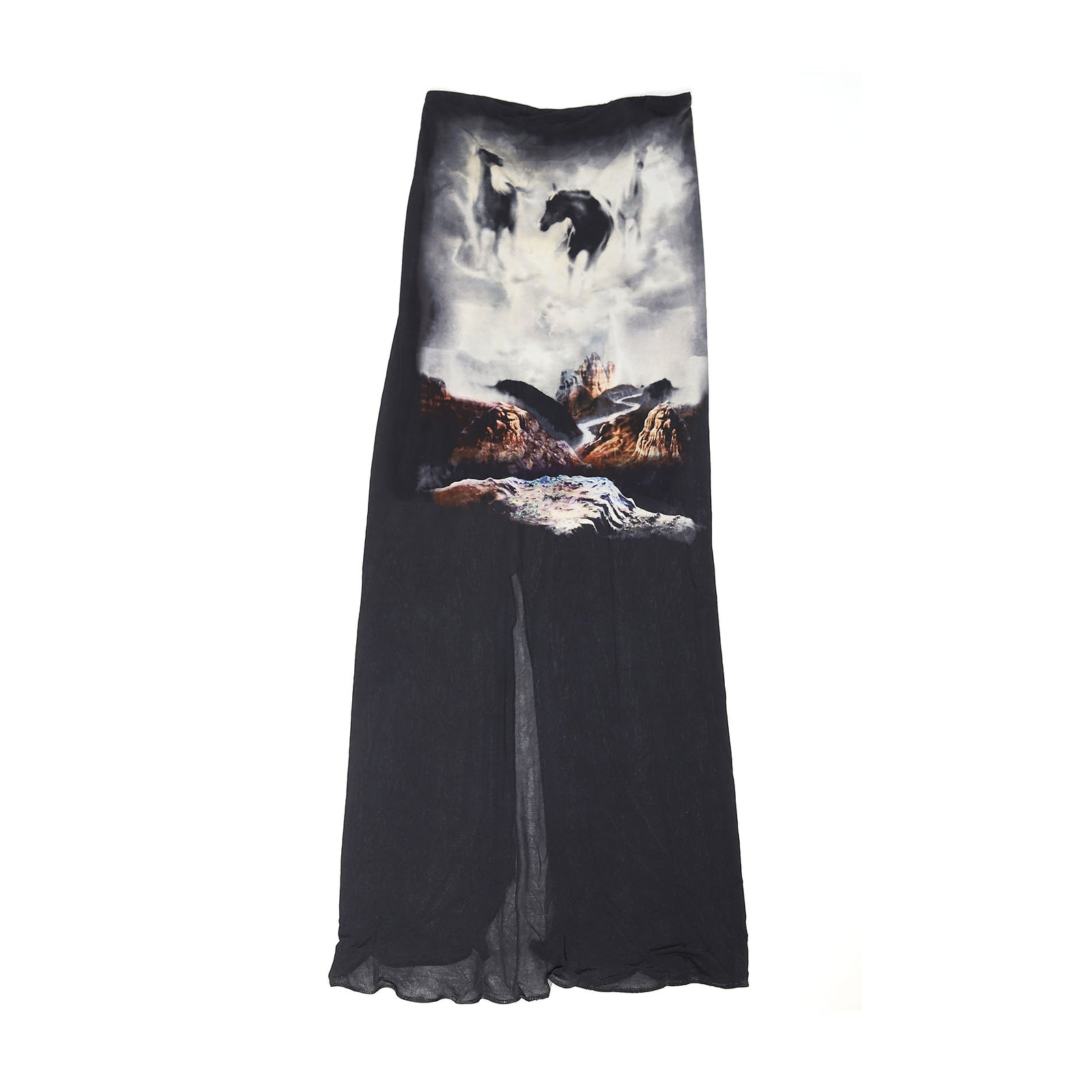Maison Martin Margiela SS08 Horse Print Viscose Dress