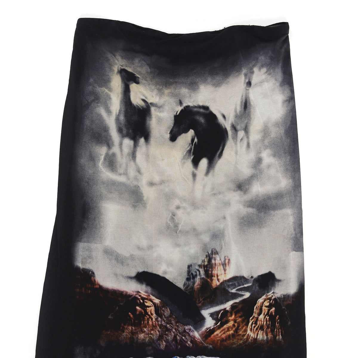 Maison Martin Margiela SS08 Horse Print Viscose Dress