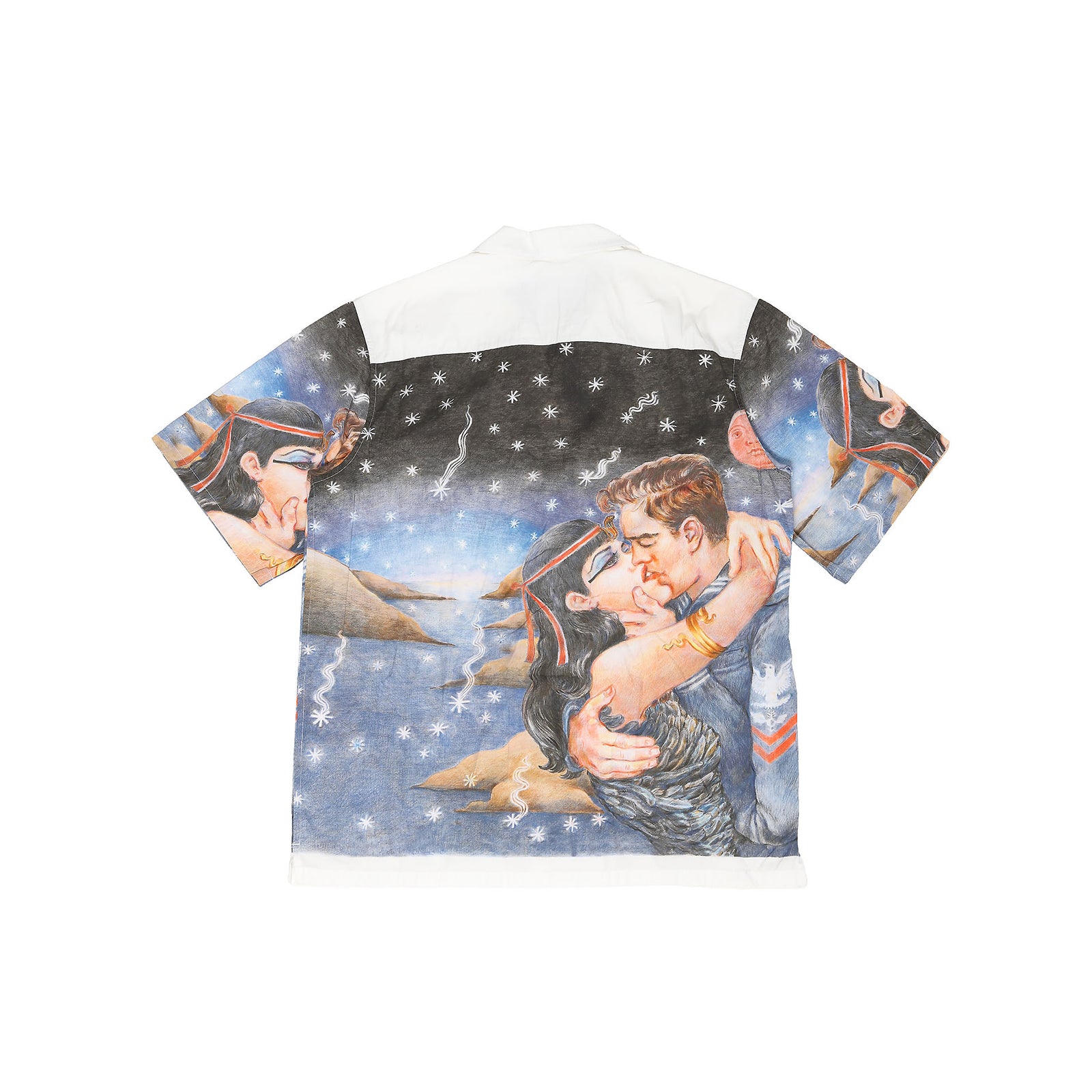 Prada AW16 Chemin Impossible True Love Shortsleeve Shirt