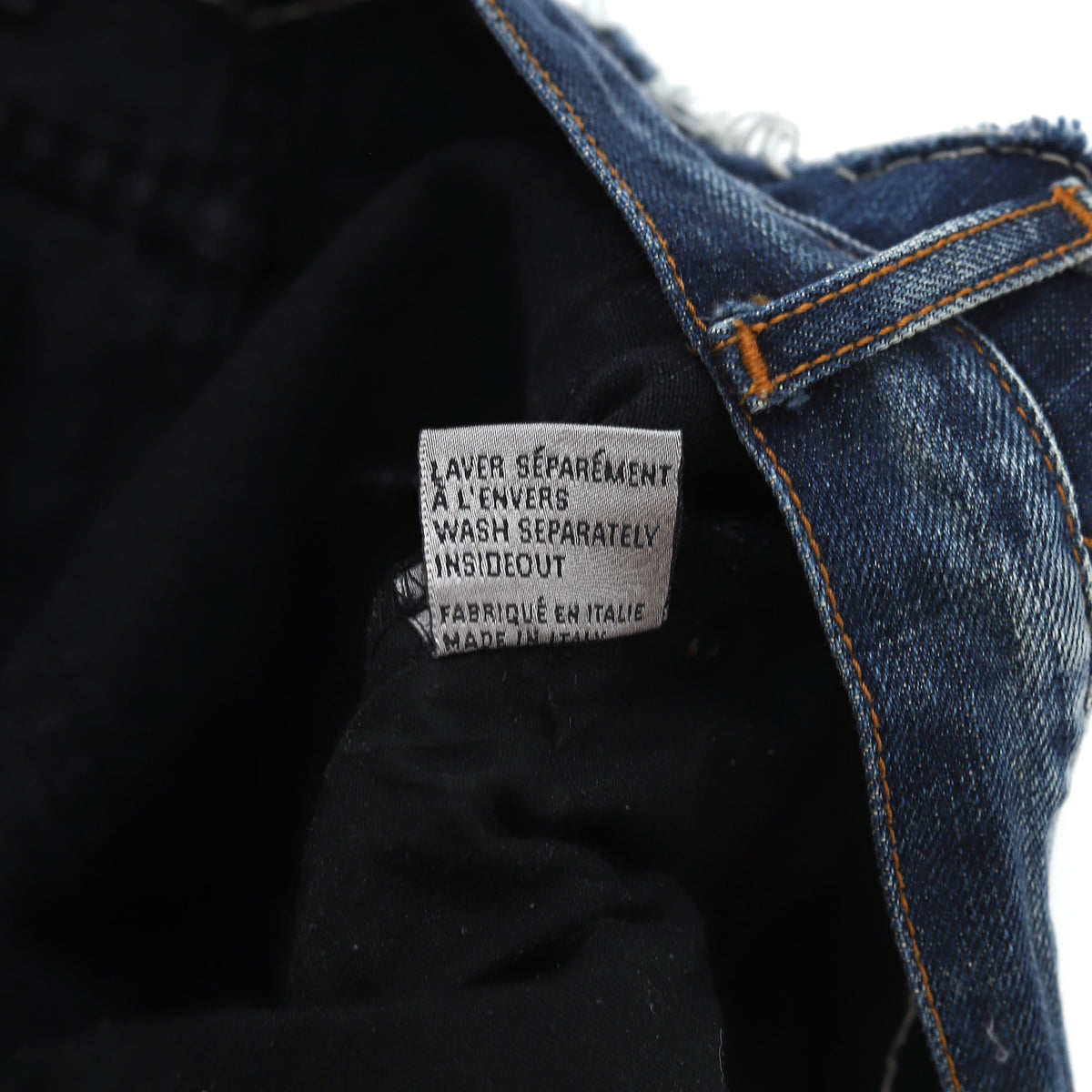 Dior Homme AW06 Cummerbund Denim