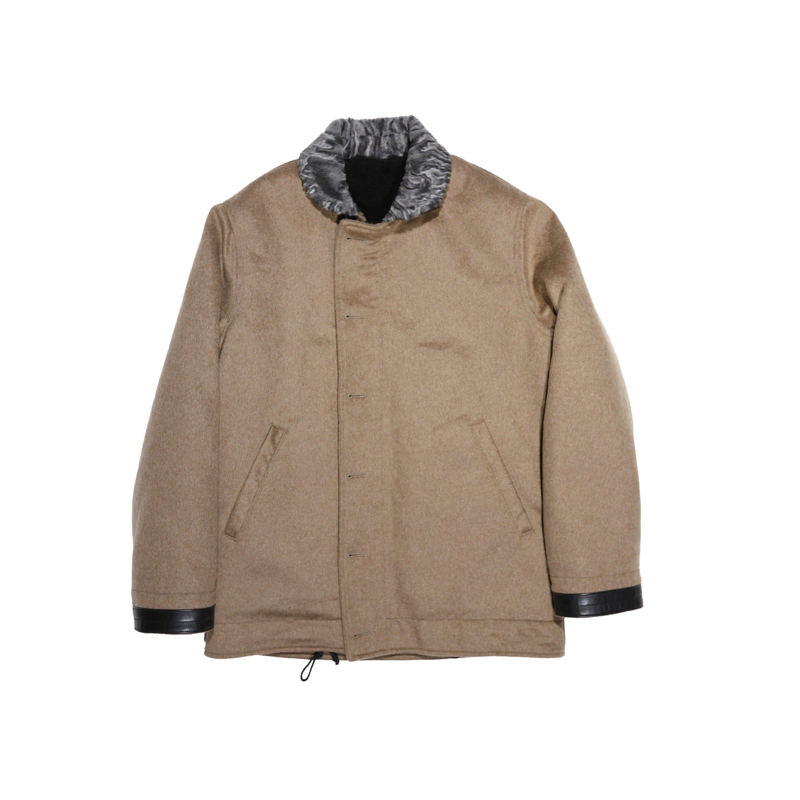 Berluti by Haider Ackermann FW17 Prototype Cashmere and Astrakan Fur Jacket