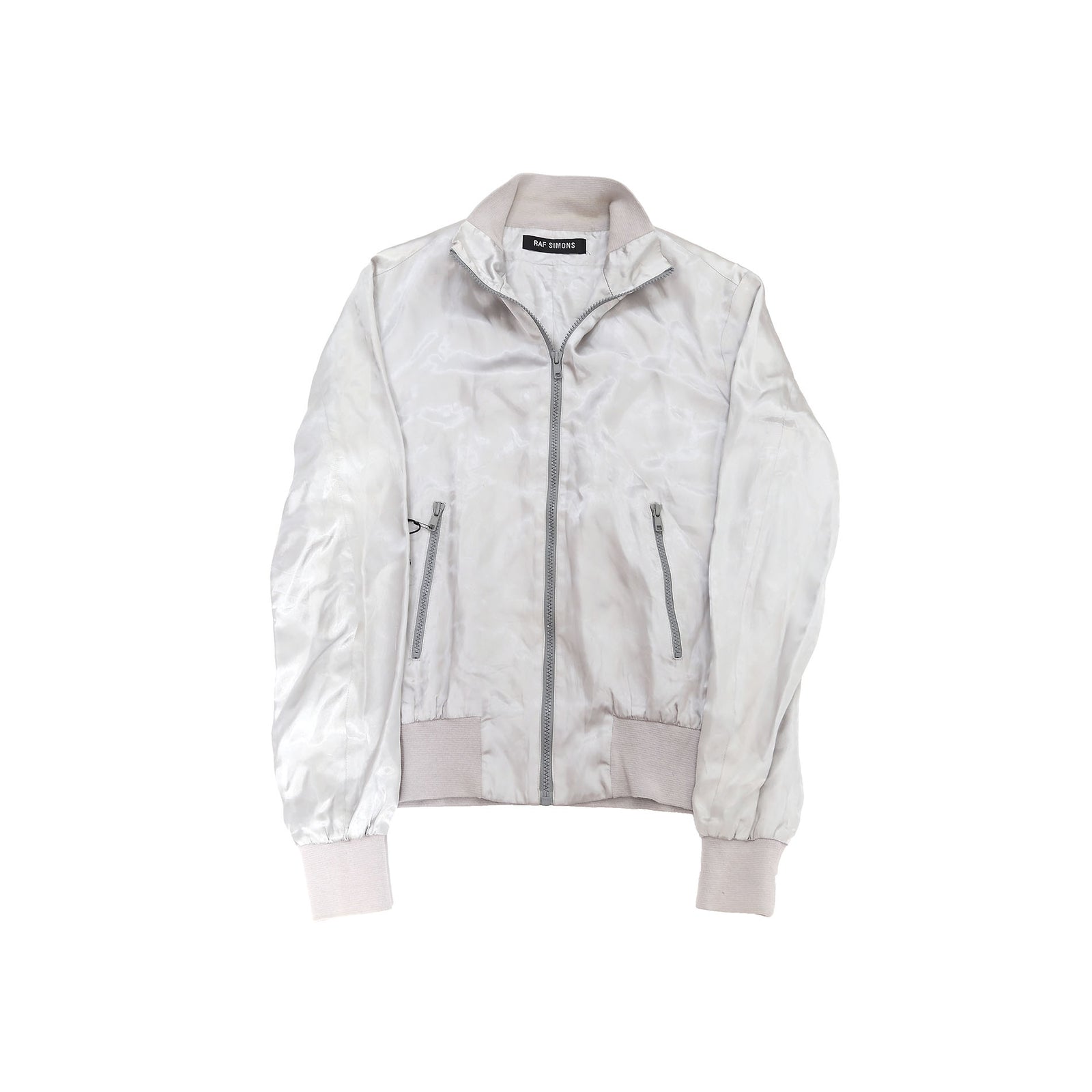 Raf Simons SS00 Silver Bomber Jacket