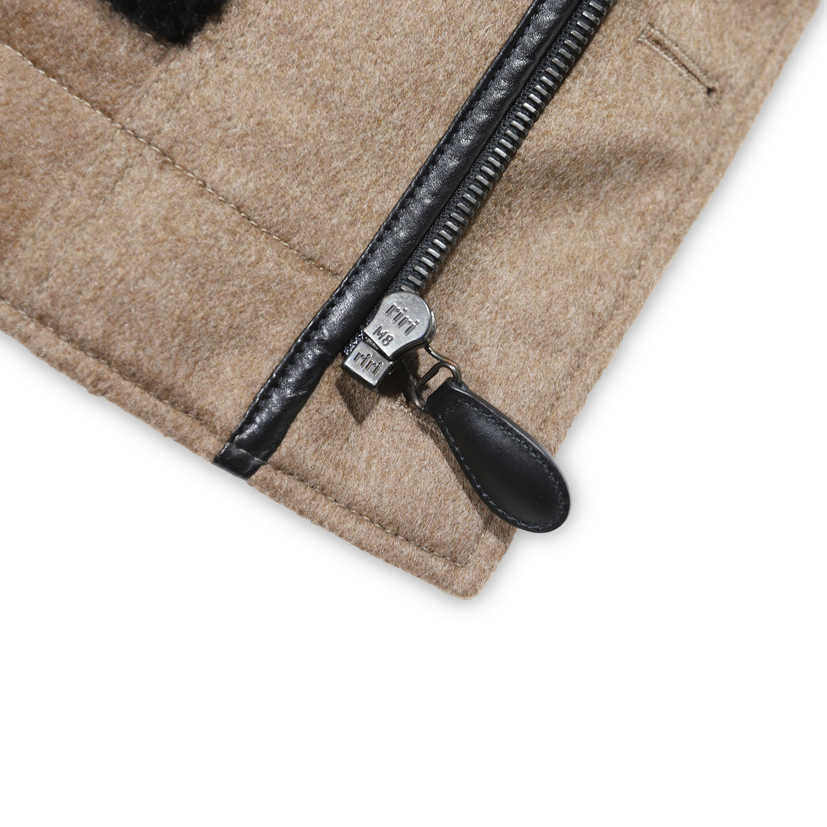Berluti by Haider Ackermann FW17 Prototype Cashmere and Astrakan Fur Jacket