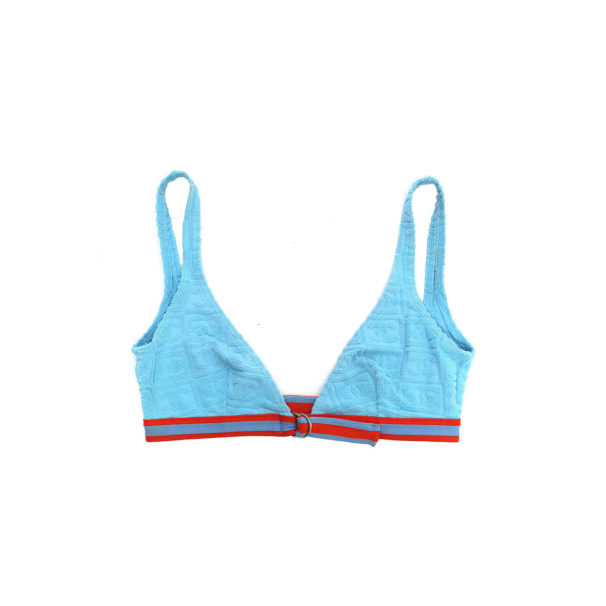Chanel SS02 Terry Cloth Towel Bikini Top