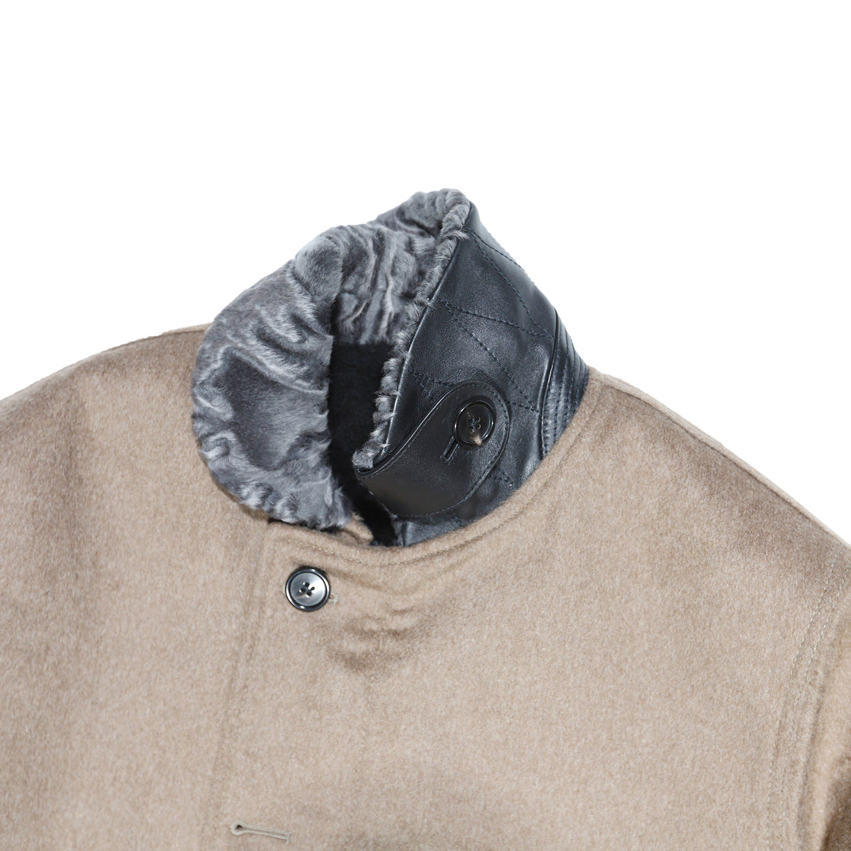 Berluti by Haider Ackermann FW17 Prototype Cashmere and Astrakan Fur Jacket