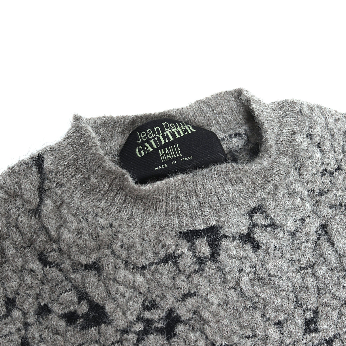 Jean Paul Gaultier 90s Too Wild to Live to Young to Die Knit Sweater
