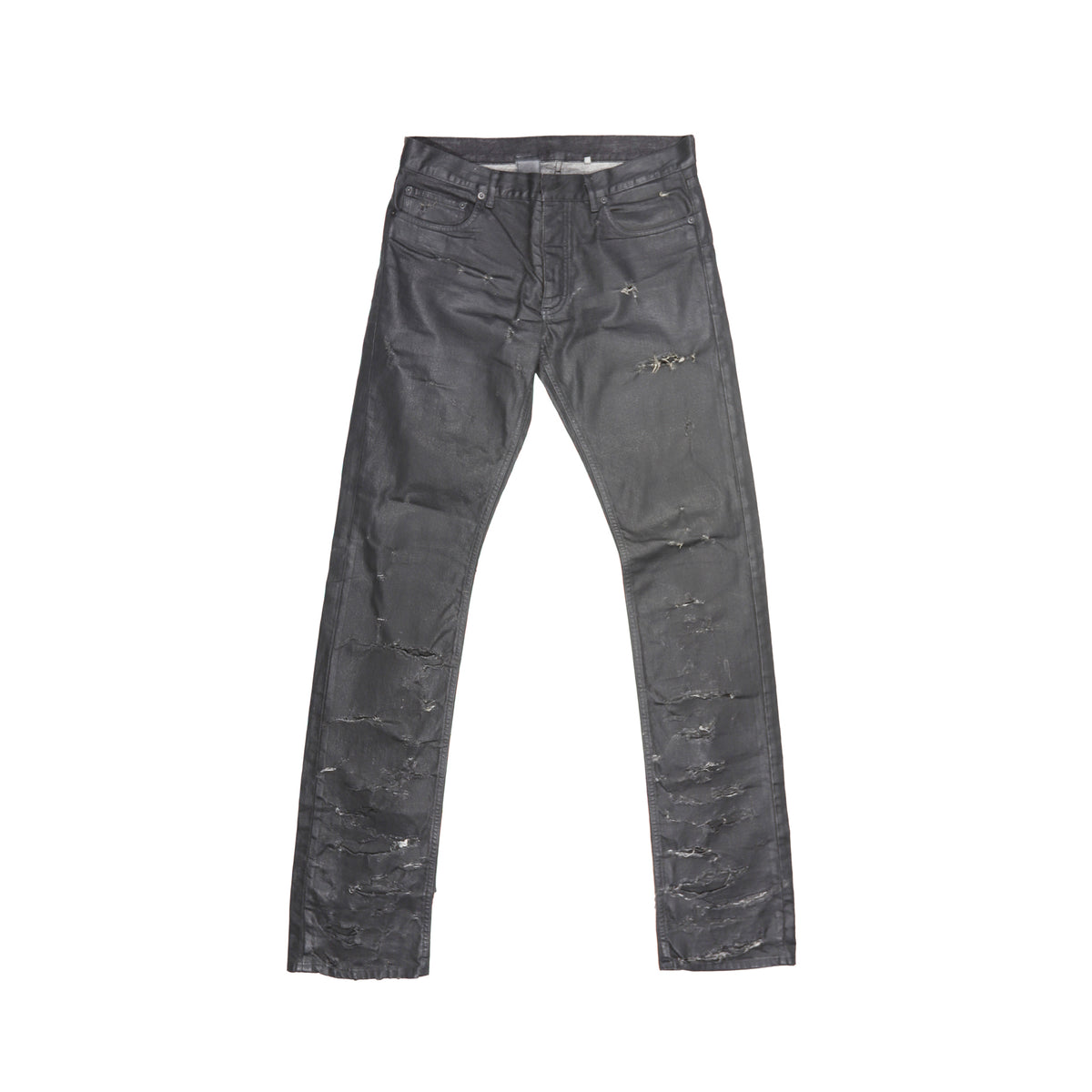Dior Homme SS04 Strip Waxed Destroyed Denim