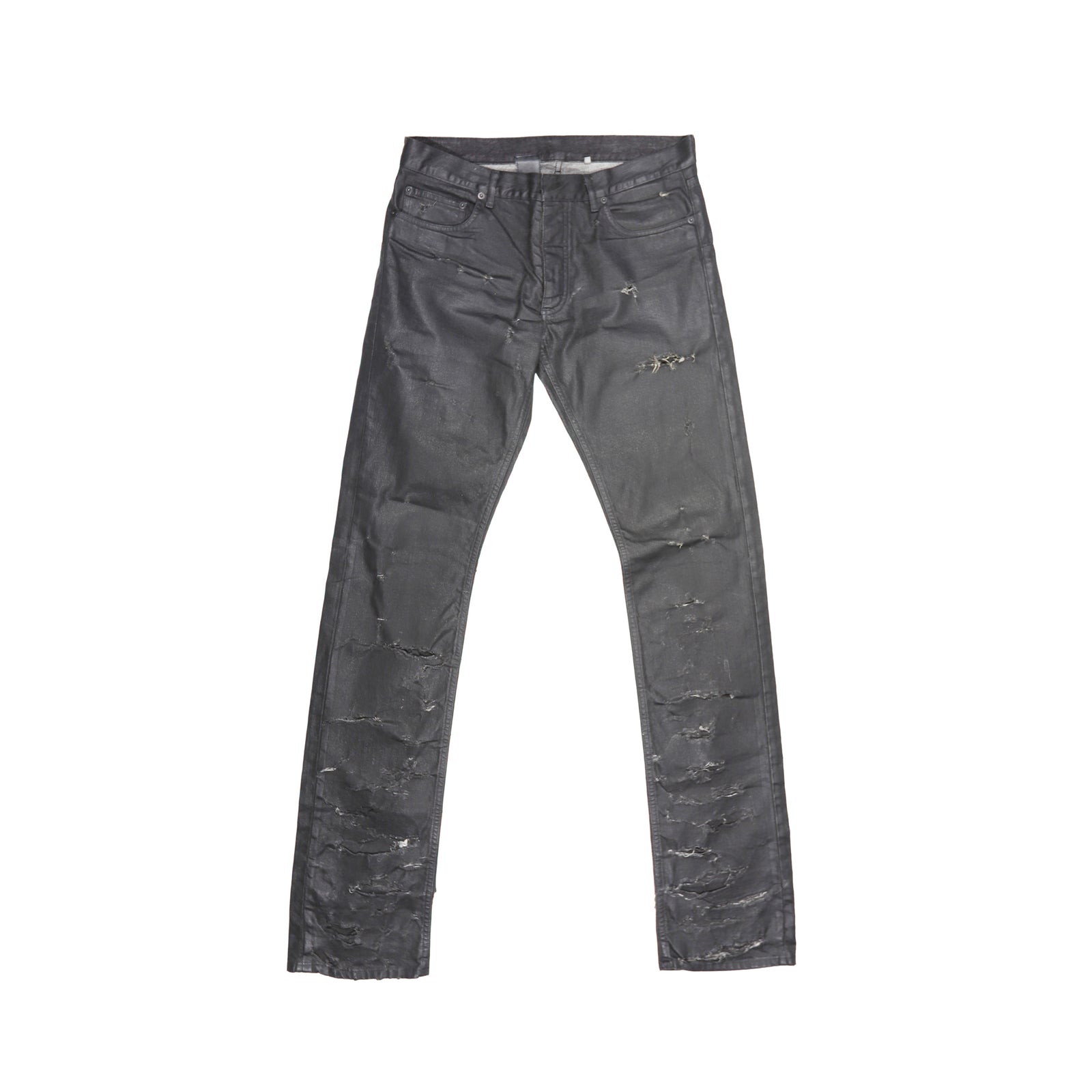 Dior Homme SS04 Strip Waxed Destroyed Denim