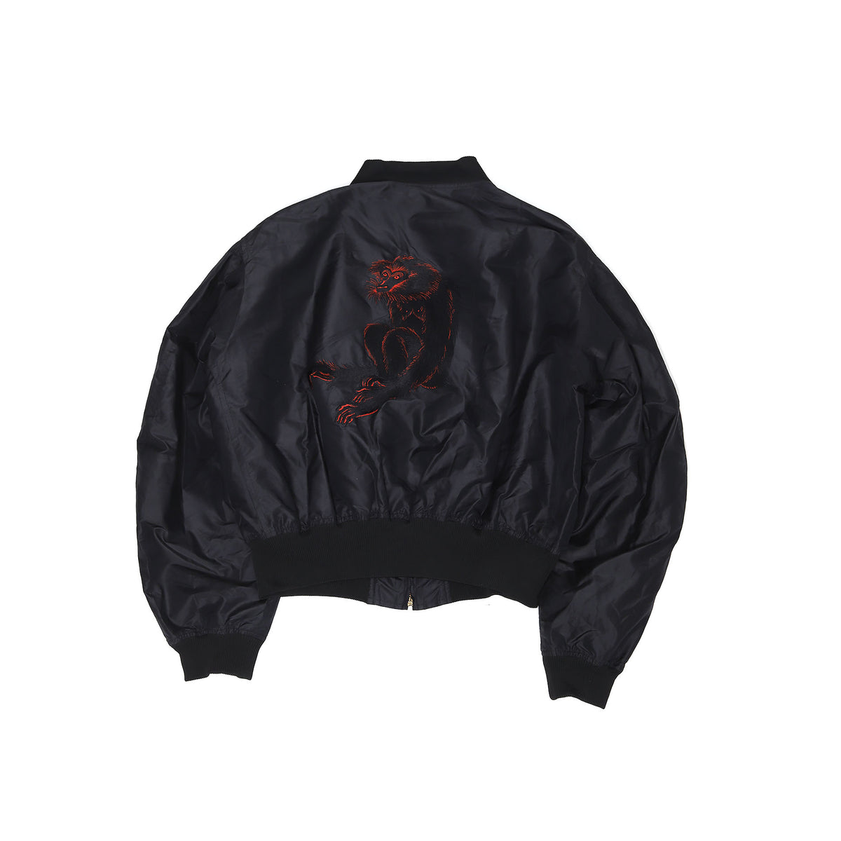 Yohji Yamamoto SS93 Pour Homme Monkey Embroidered Silk Jacket