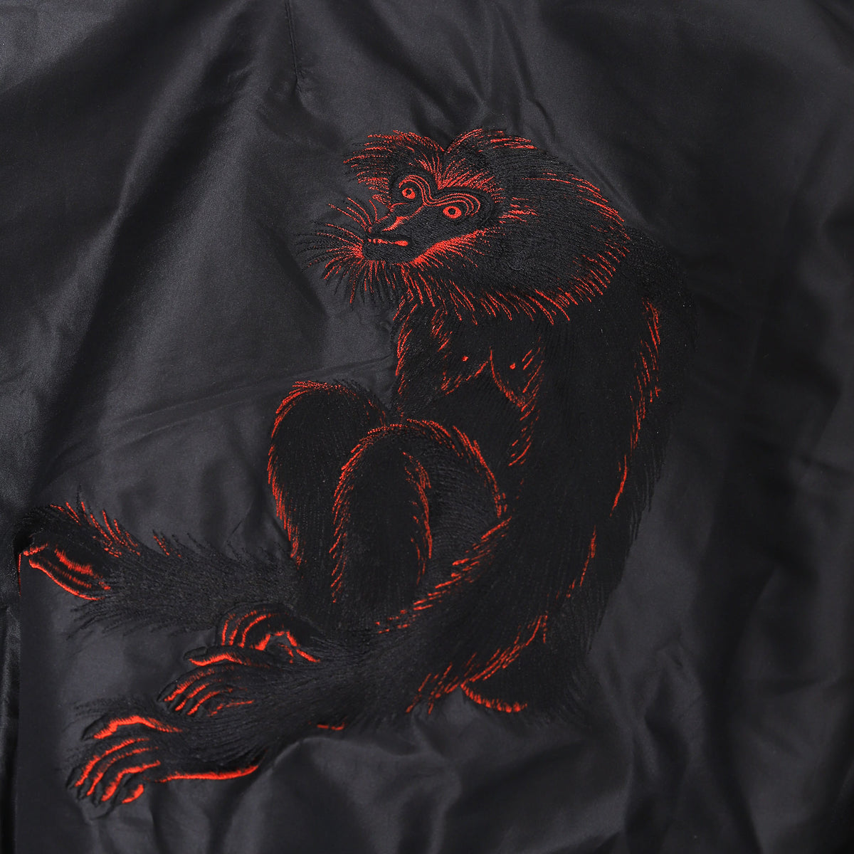 Yohji Yamamoto SS93 Pour Homme Monkey Embroidered Silk Jacket