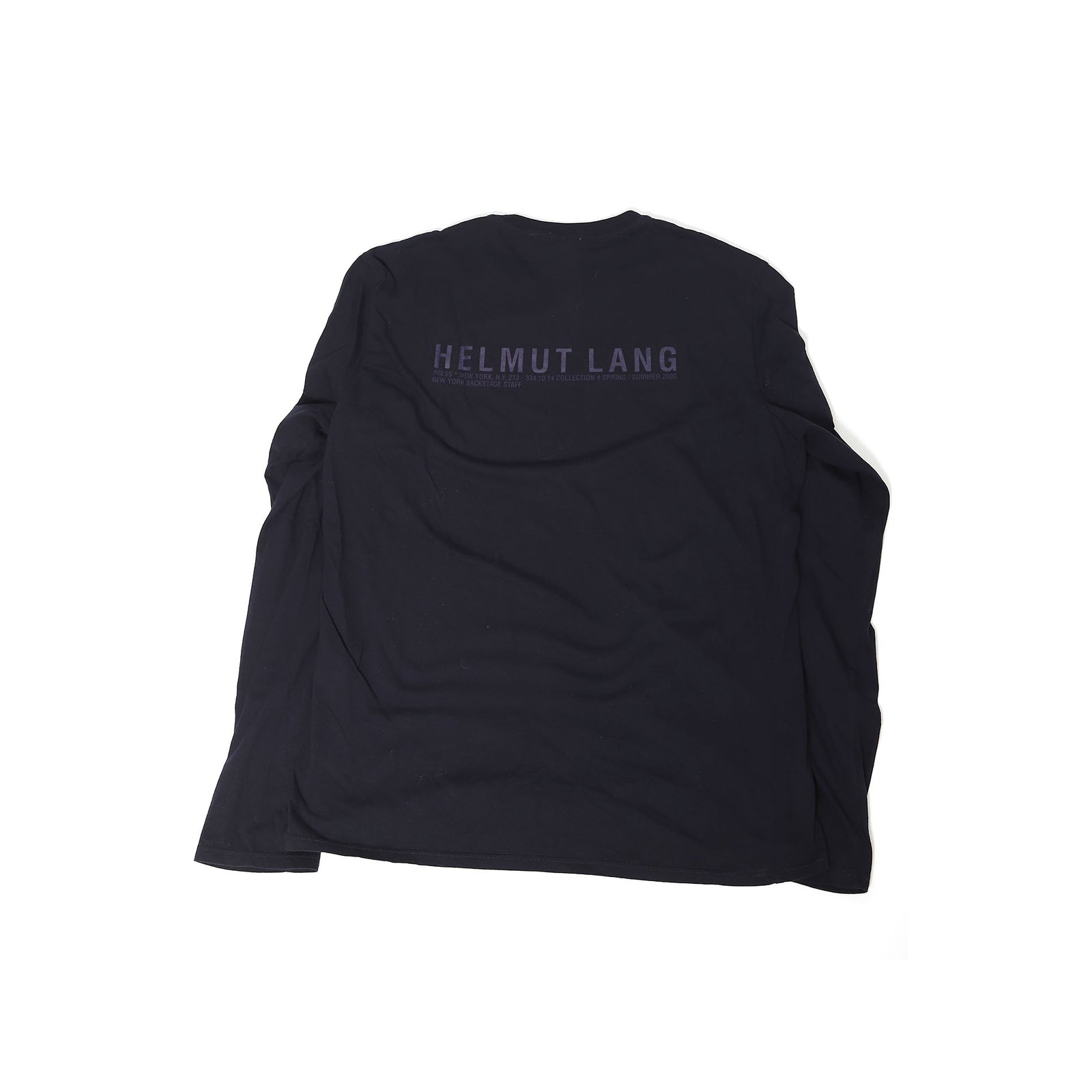 Helmut Lang SS00 Staff Longsleeve Shirt New