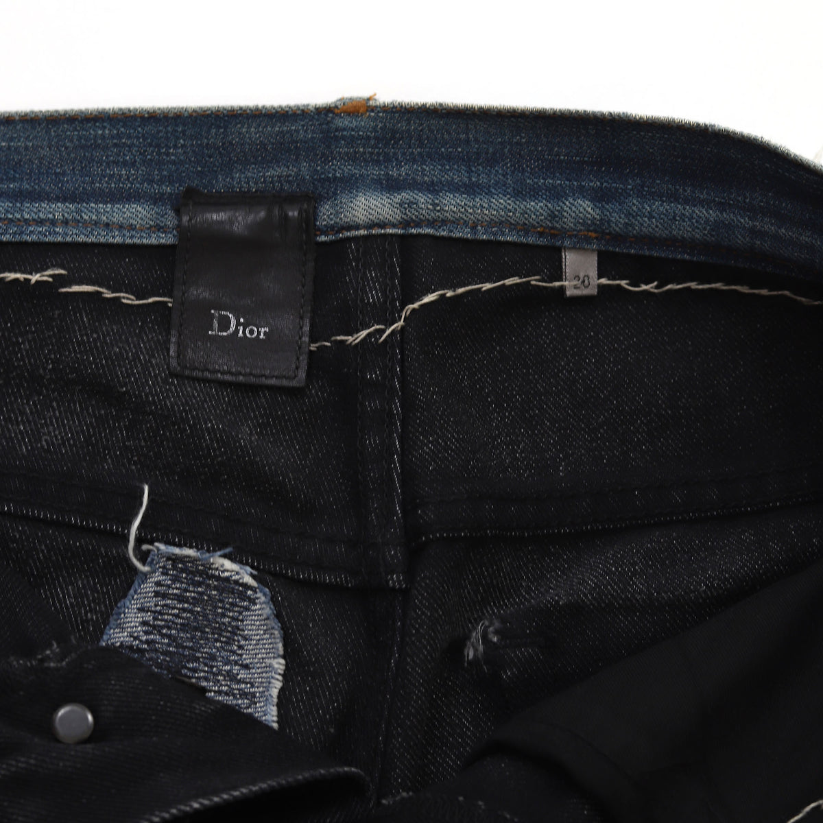 Dior Homme AW06 Cummerbund Denim