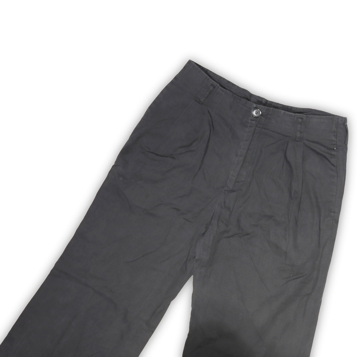 Raf Simons AW98 Radioactivity Black Wide Leg Pants