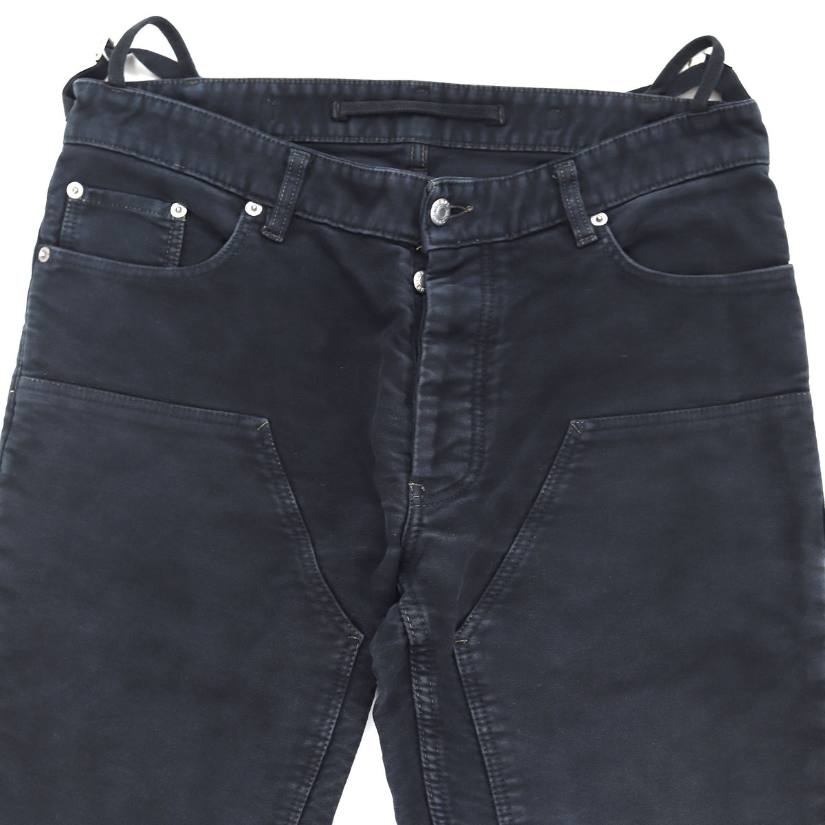 Helmut Lang SS99 Midnight Blue Moleskin Carpenter Pants