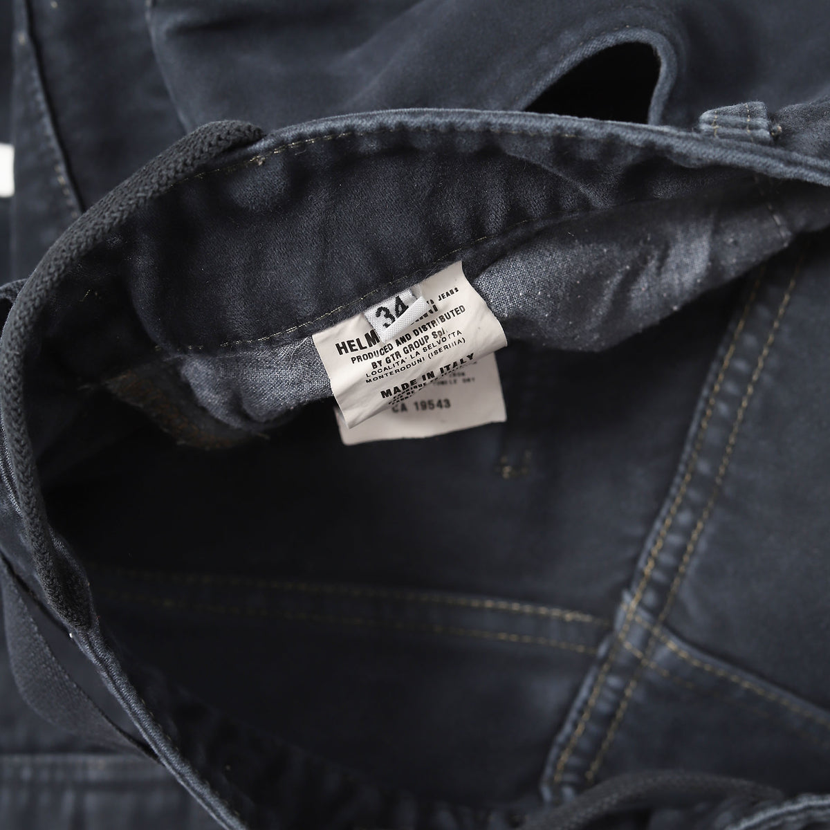 Helmut Lang SS99 Midnight Blue Moleskin Carpenter Pants