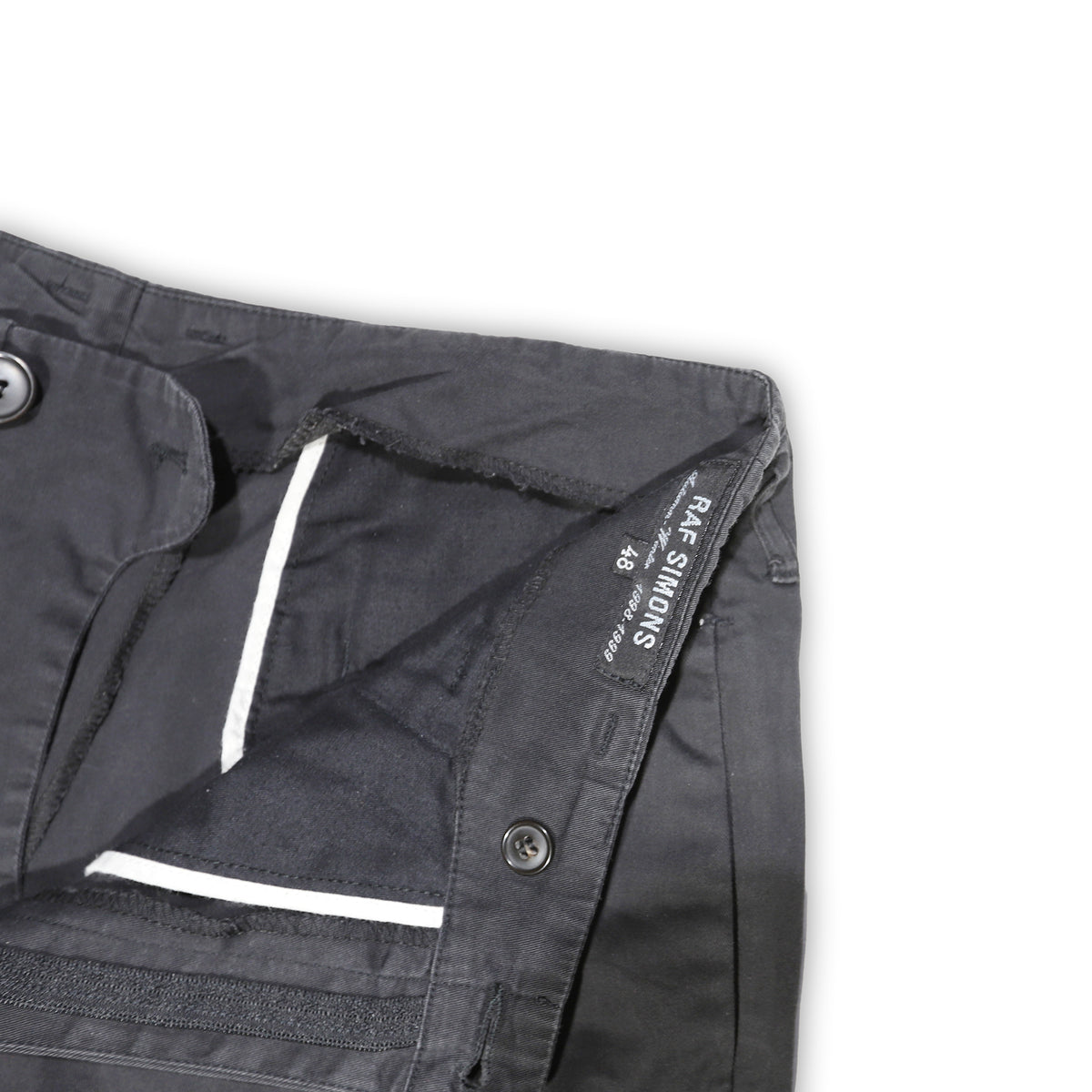 Raf Simons AW98 Radioactivity Black Wide Leg Pants