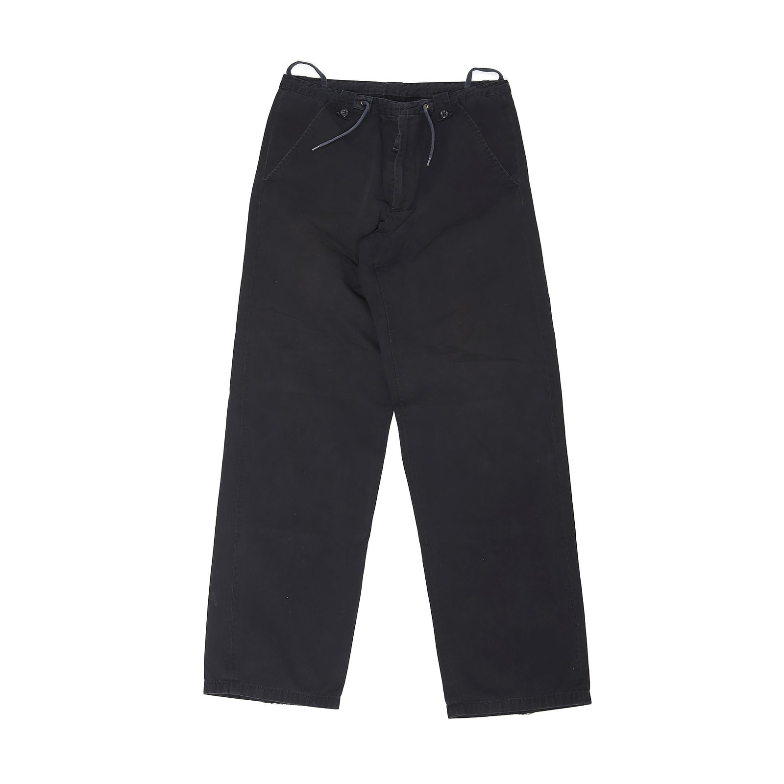 Helmut Lang 90s Black Drawstring Pants