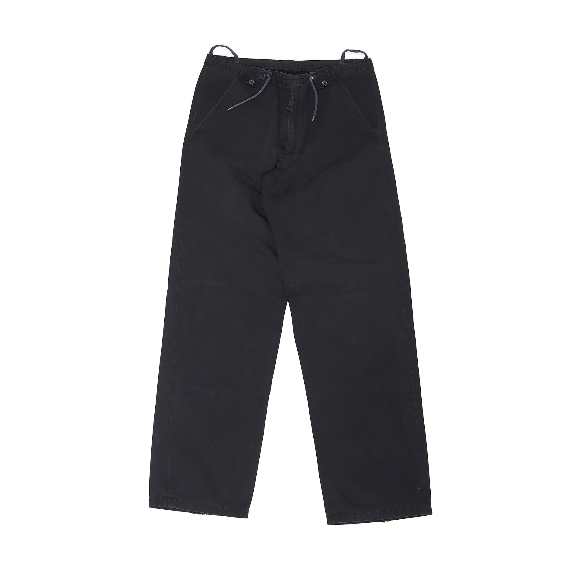 Helmut Lang 90s Black Drawstring Pants - Ākaibu Store