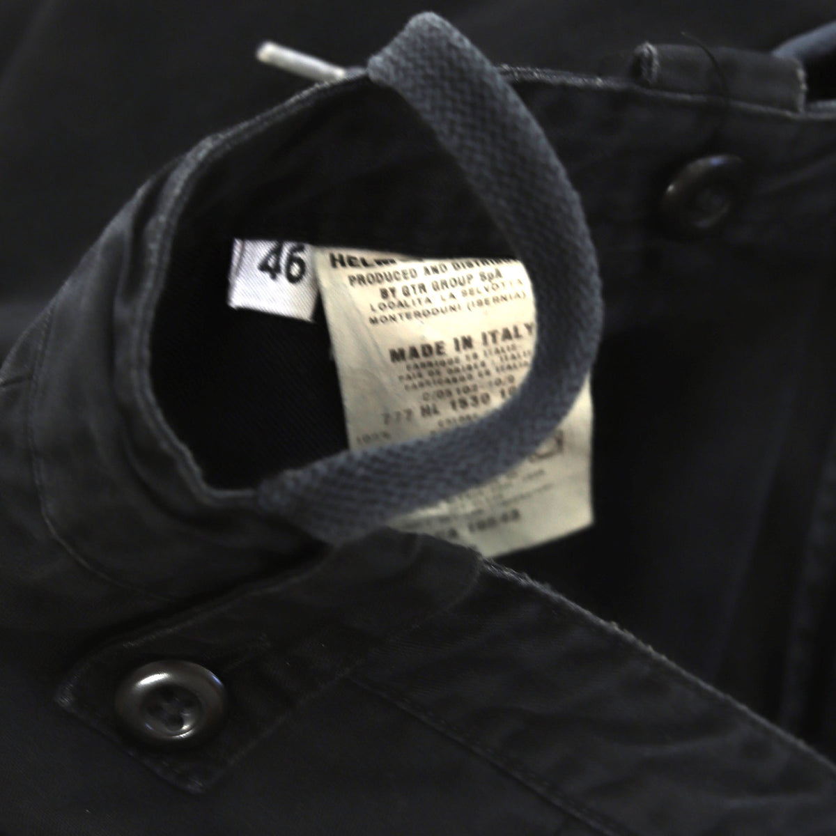 Helmut Lang 90s Black Drawstring Pants