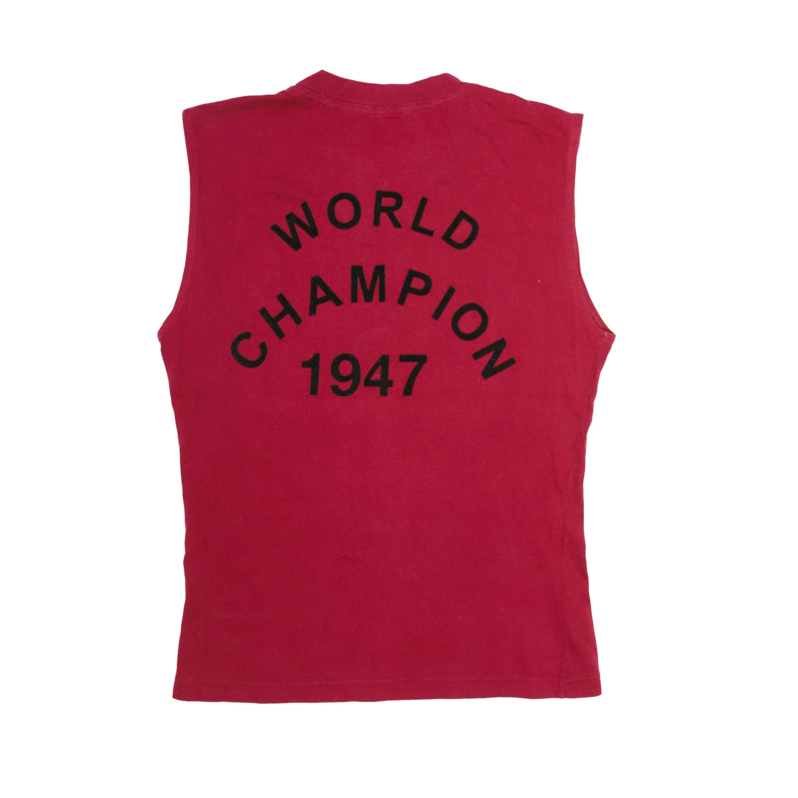 Christian Dior by John Galliano AW02 Burgundy J'adore Dior Sleeveless Top