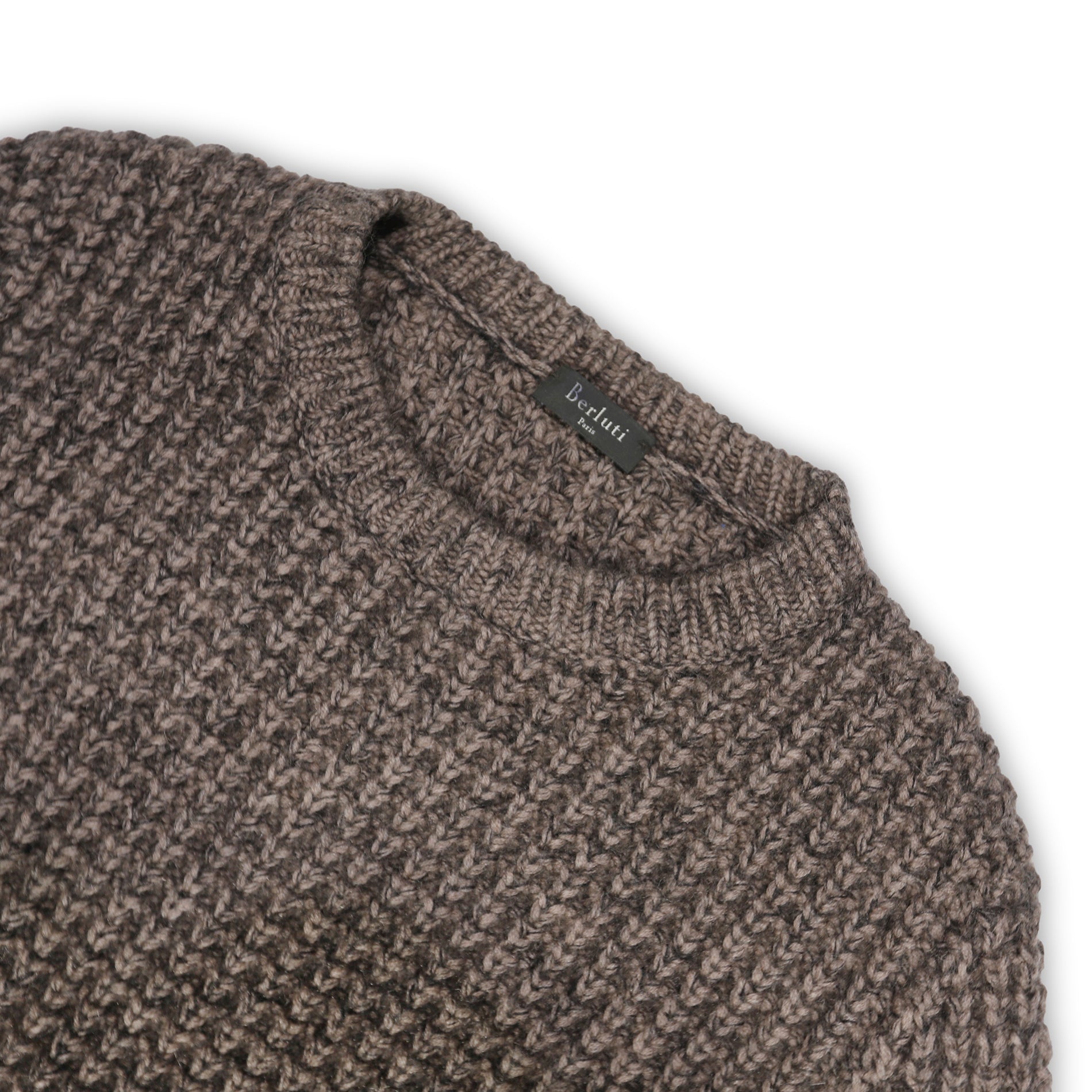 Berluti by Haider Ackermann Sample Chunky Wool Knit Sweater