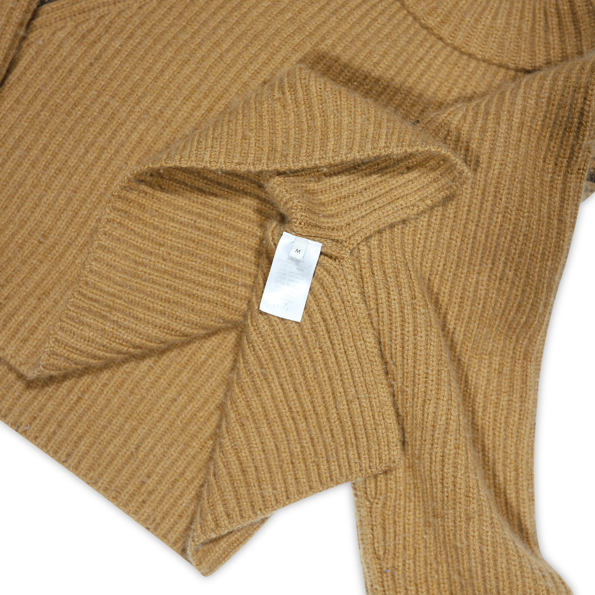 Celine by Phoebe Philo Cut Out Knit Striped Sweater - Ākaibu Store