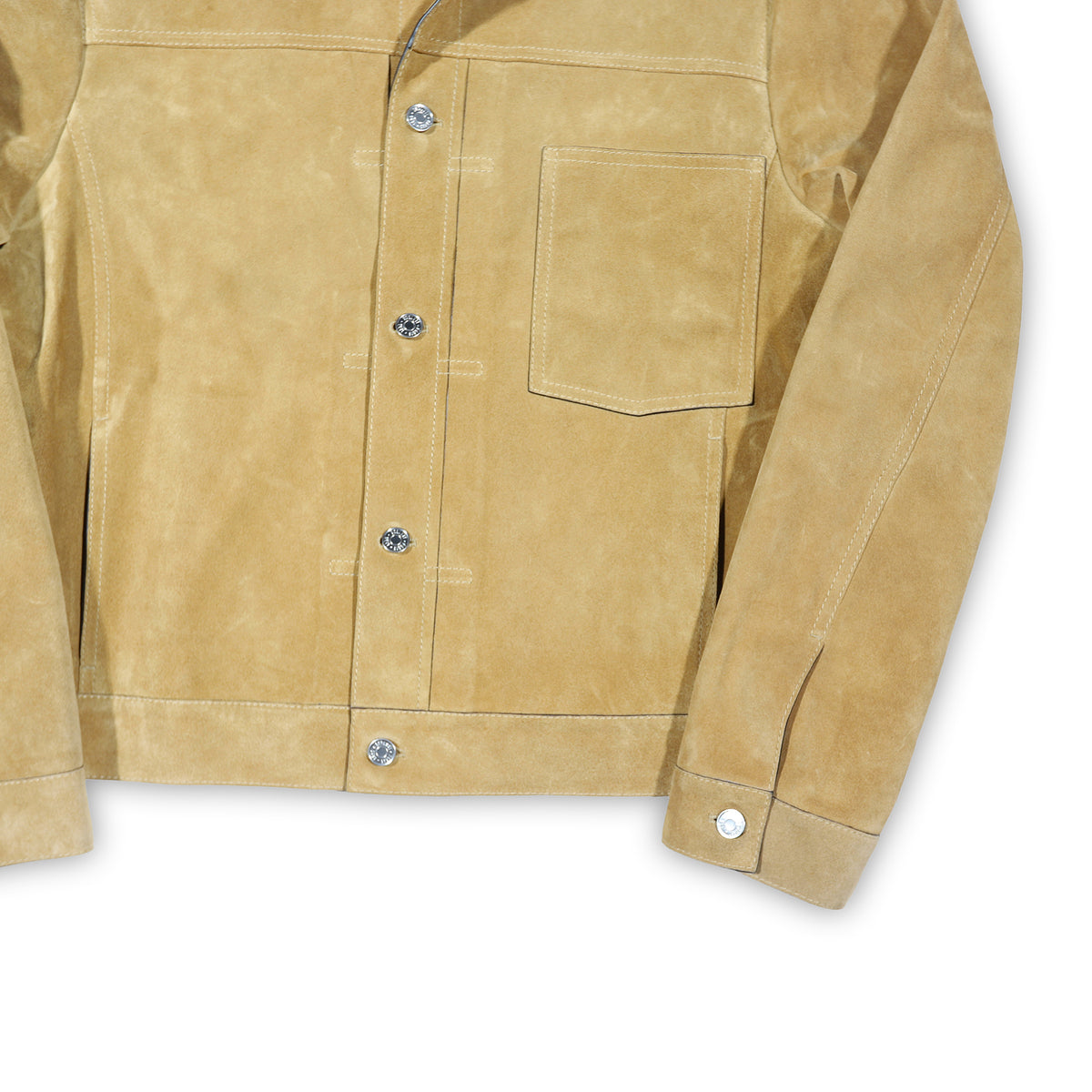 Berluti by Haider Ackermann FW18 Brown Suede Trucker Jacket