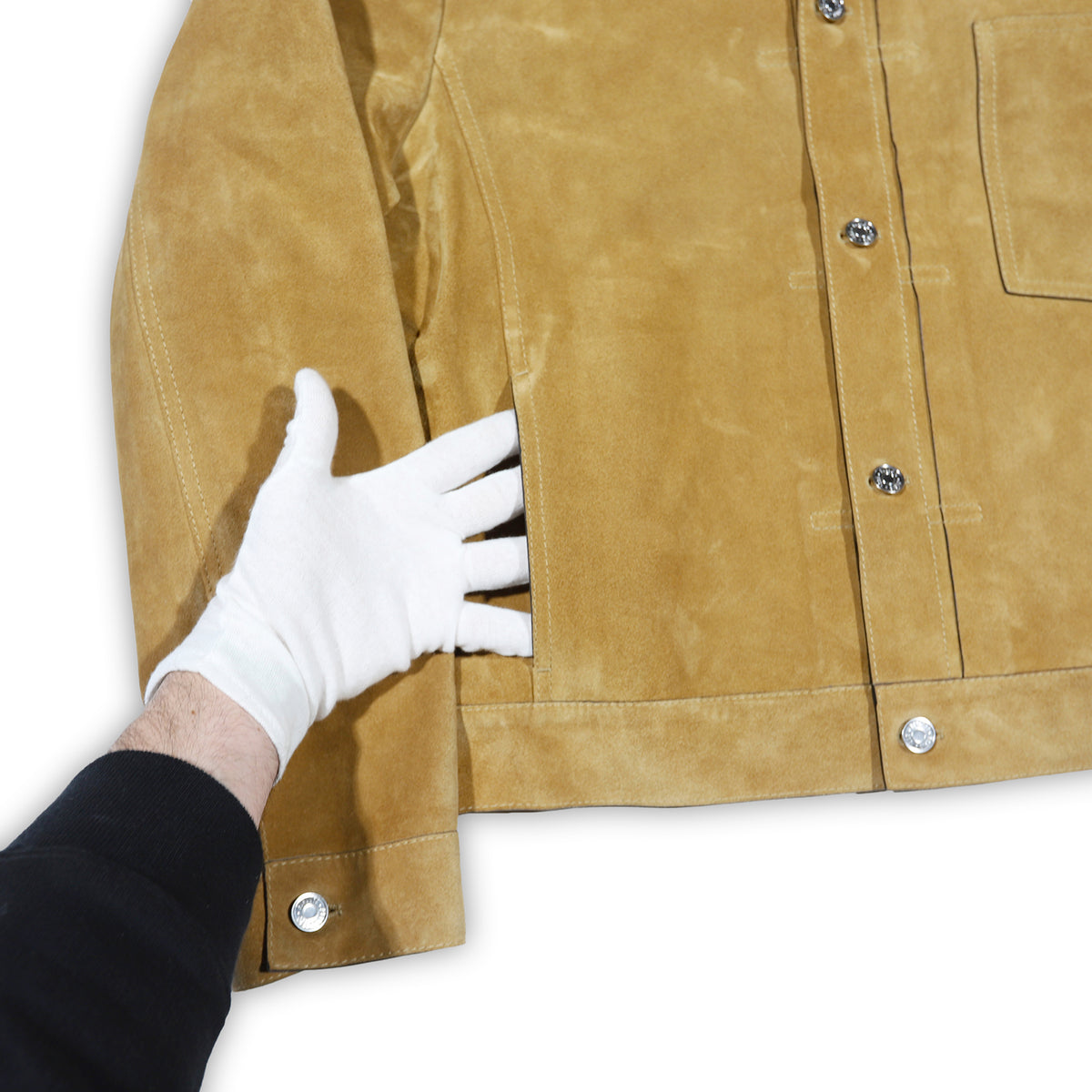 Berluti by Haider Ackermann FW18 Brown Suede Trucker Jacket
