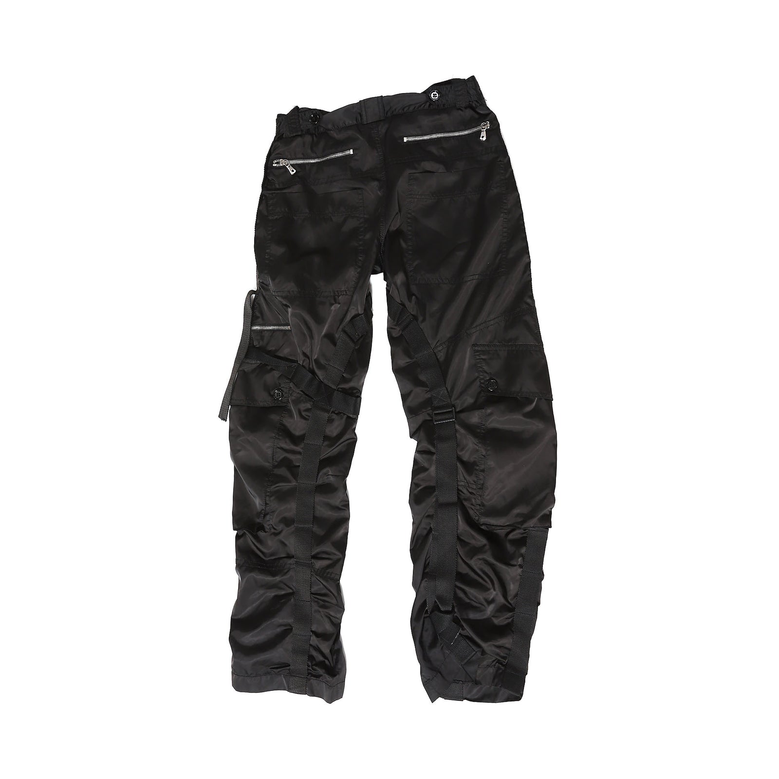 Dolce & Gabbana AW03 Black Nylon Bondage Pants