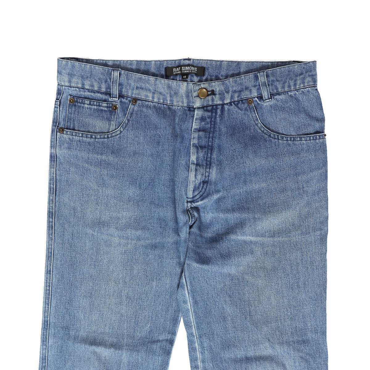 Raf Simons SS05 Raw Hem Denim