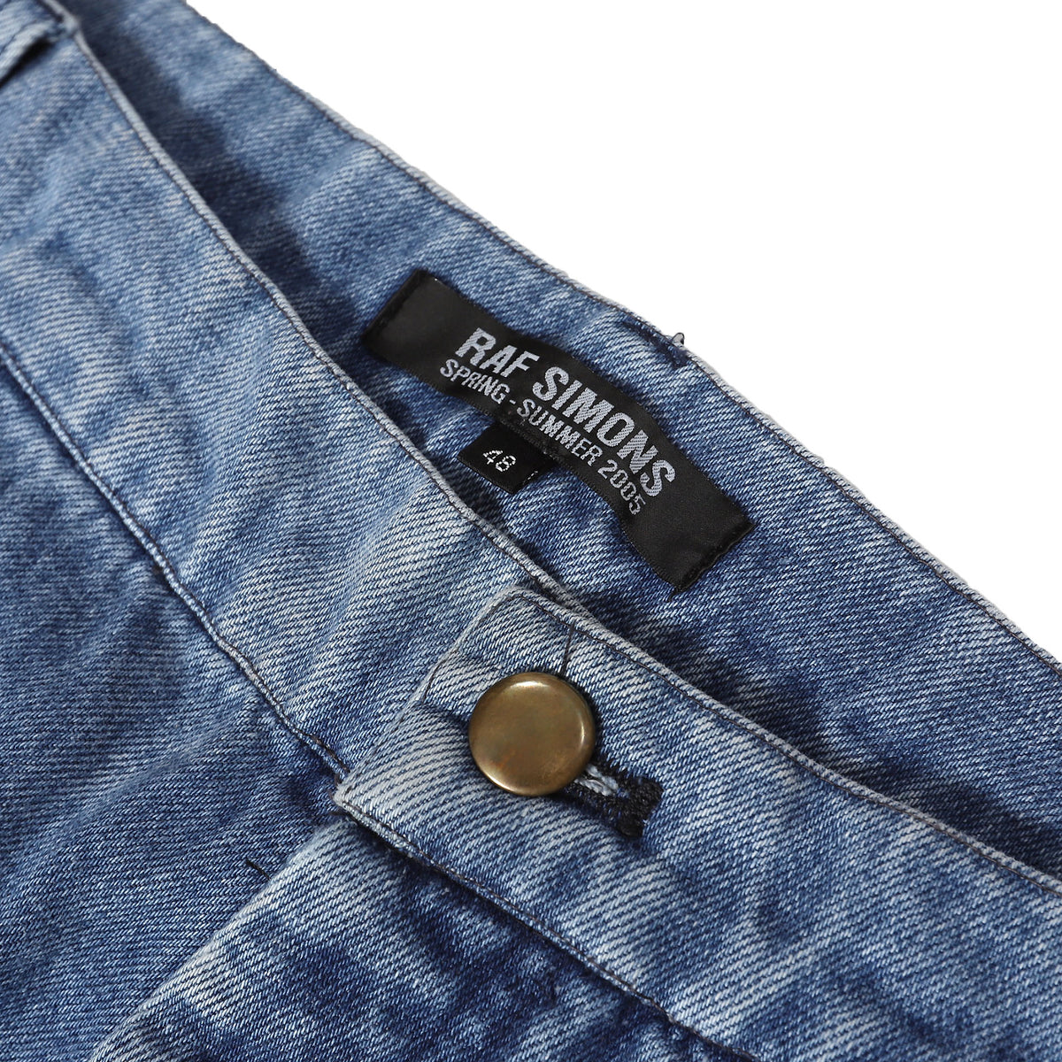 Raf Simons SS05 Raw Hem Denim