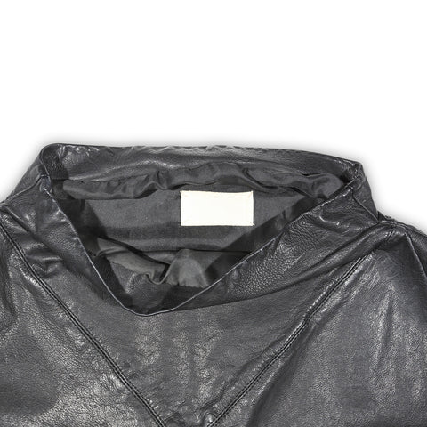 Maison Martin Margiela Black Leather Reconstructed Leather Square Top