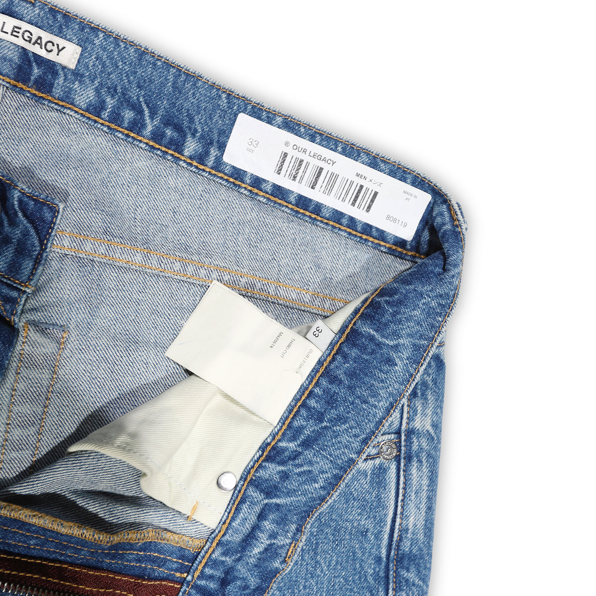 Our Legacy AW22 Third Cut Slash Denim