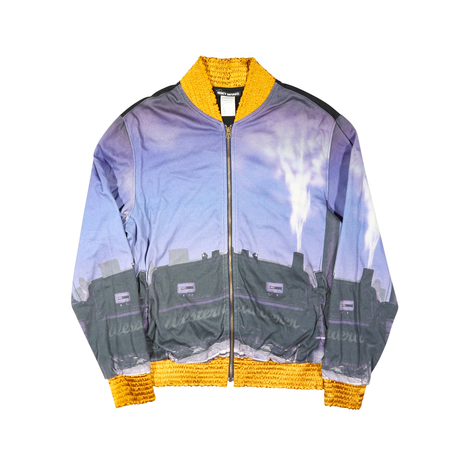 Issey Miyake SS17 Sample Western Wanderer Printed Bomber Jacket