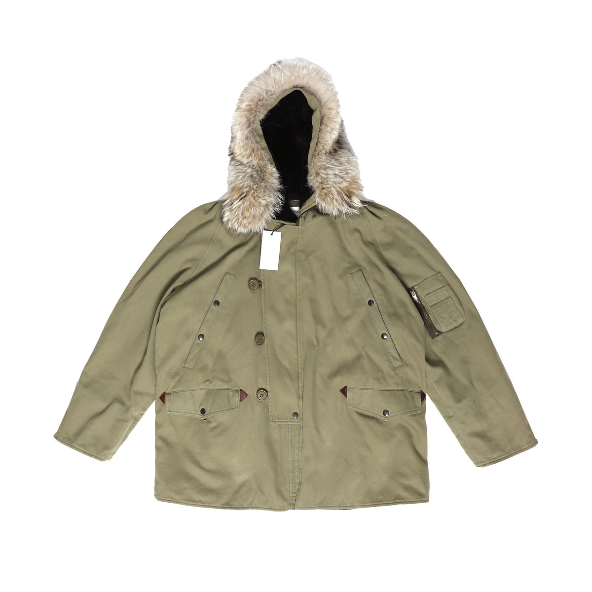 Saint Laurent Paris FW14 Coyote Fur Parka