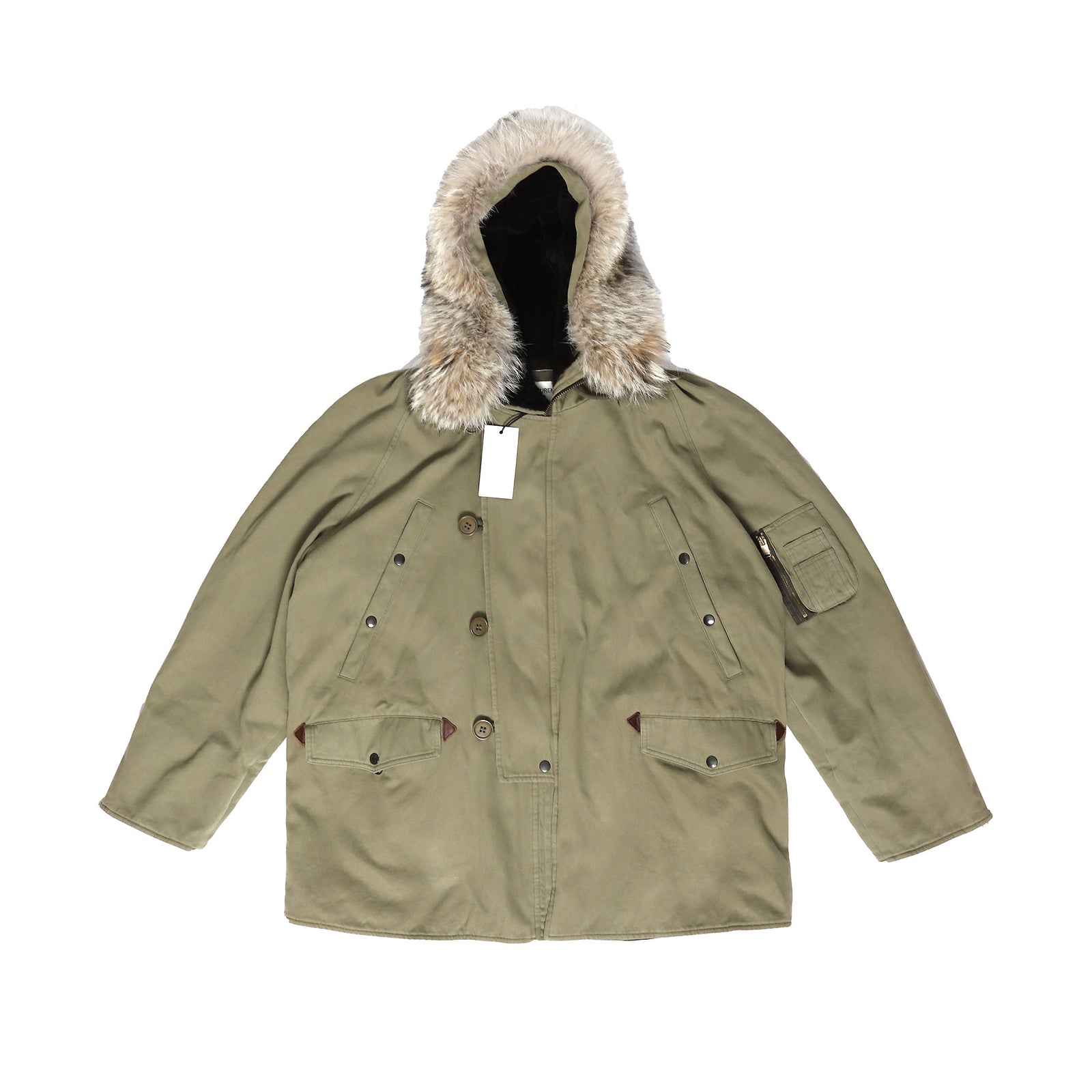 Saint Laurent Paris FW14 Coyote Fur Parka