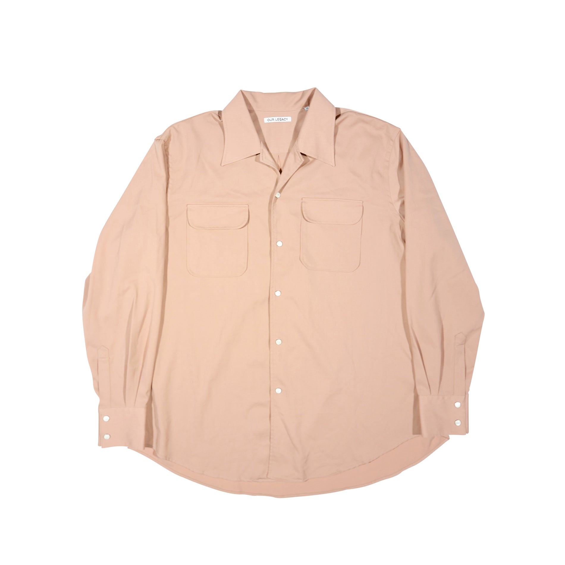 トップス OURLEGACY poco shirt 44 定価6.5万】OUR LEGACY POCO SHIRT コットンシャツ 44