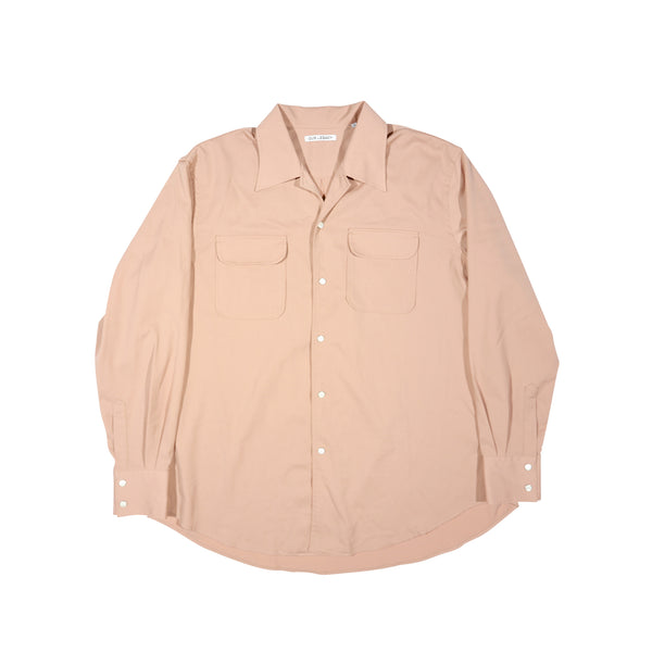 Our Legacy Dusty Pink Tech Wool Poco Shirt - Ākaibu Store