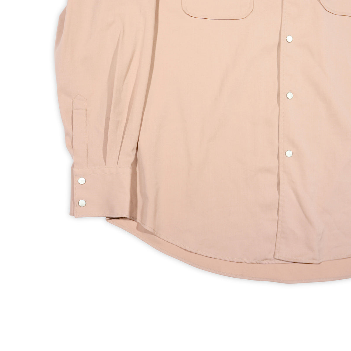 Our Legacy Dusty Pink Tech Wool Poco Shirt