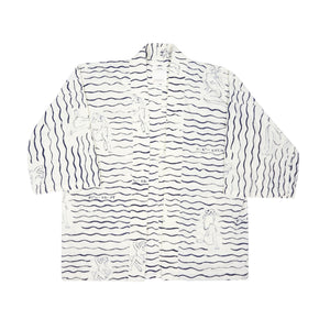 Visvim SS22 Happi Hickory Printed Striped Shirt