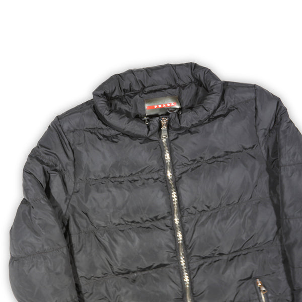 Prada Sport FW08 Black Nylon Down Jacket - Ākaibu Store