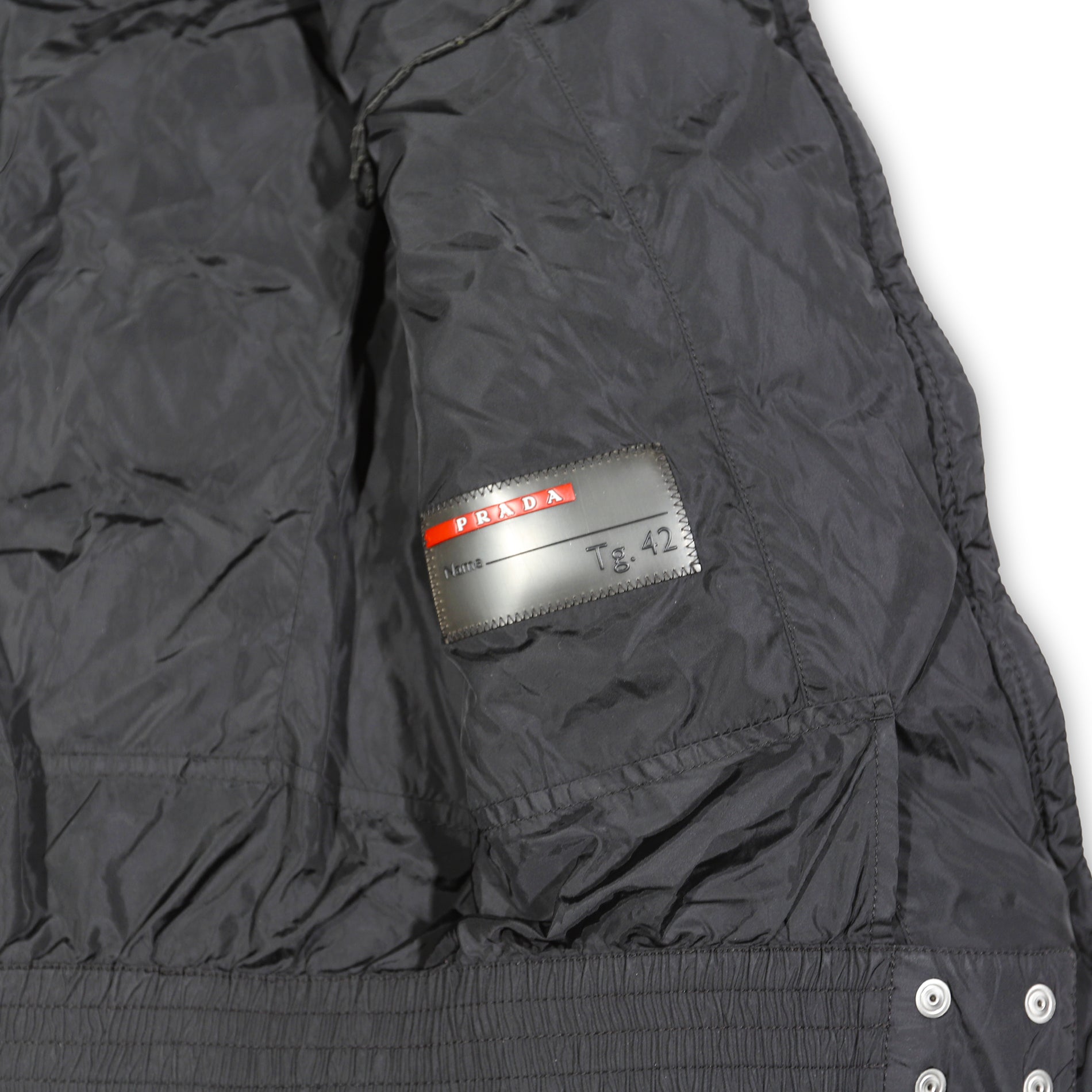 Prada Sport FW08 Black Nylon Down Jacket - Ākaibu Store