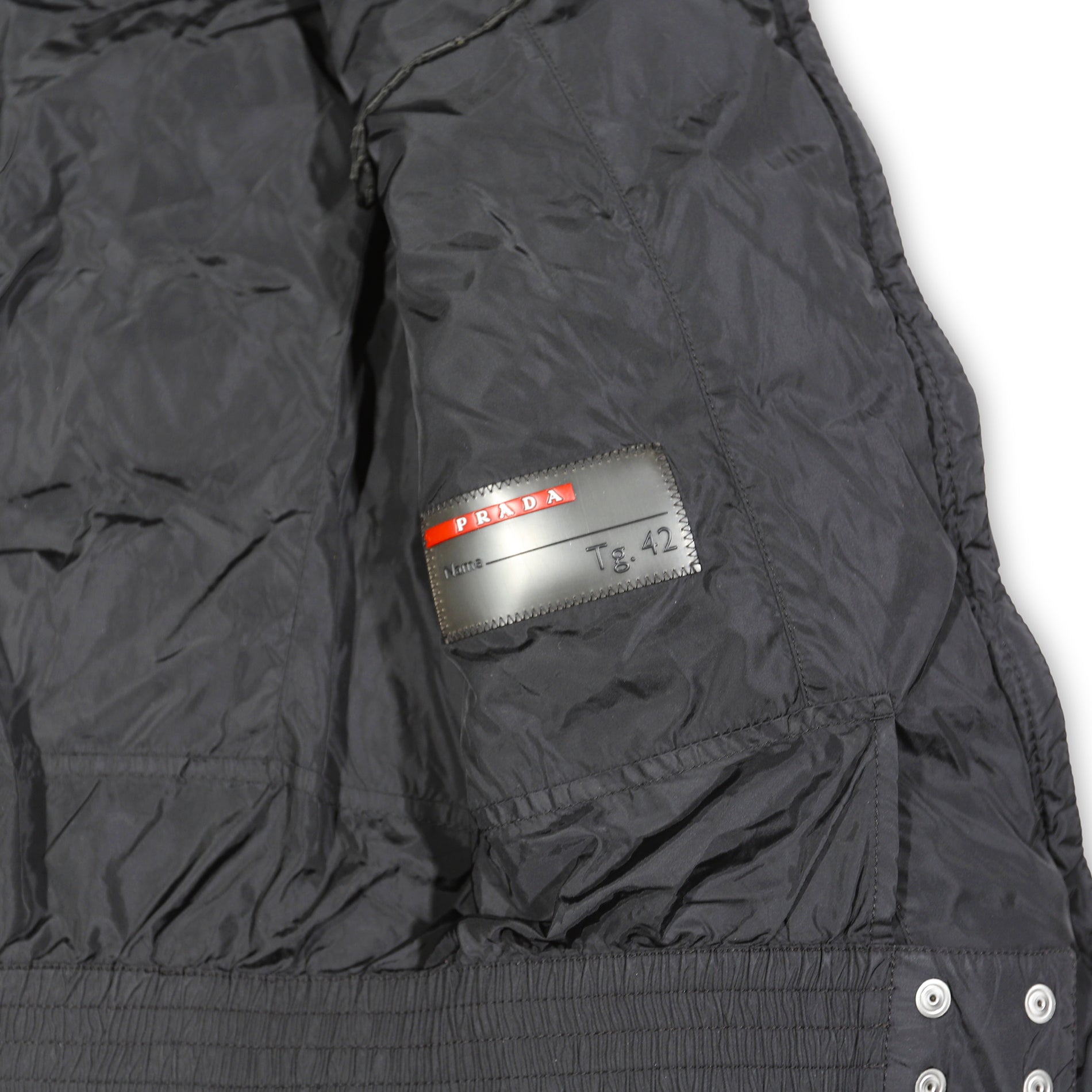 Prada Sport FW08 Black Nylon Down Jacket